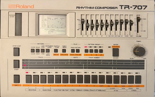 Roland rhythm composer 707 - rhythm, tr-707