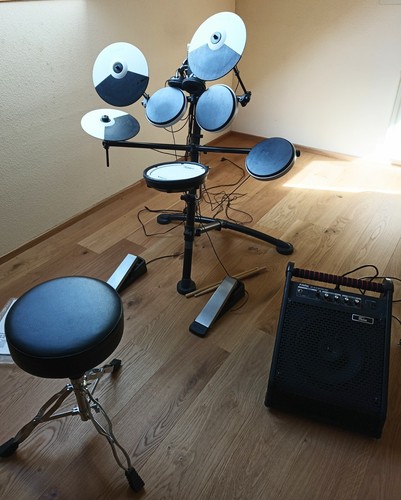 Schlagzeug 1kv drum set - e-schlagzeug,, drum-set